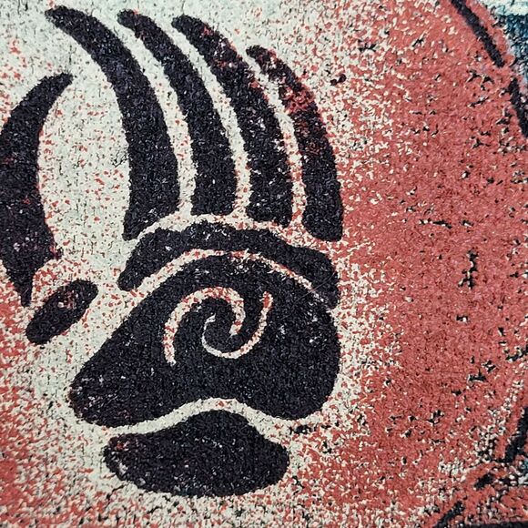 Vintage Native-American Cardigan Womens Large 23x21 Green - Picture 11 of 14